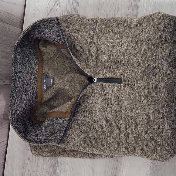 🛍Eddie Bauer‎ Mens 2XL Radiator Pullover Quarter Zip Fleece Long Sleeve Outdoor - Picture 5 of 6